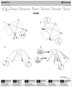 Outwell Cloud 2 Tent 27 Outwell Cloud 2 Tent -Outdoor Camping Shop 111043v20 081