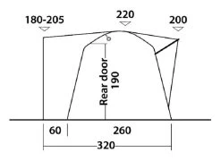 Outwell Milestone Shade Drive Away Awning -Outdoor Camping Shop 111100 6