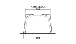 Outwell Newburg 260 Drive Away Awning -Outdoor Camping Shop 111102 newburg 260 drawing other5
