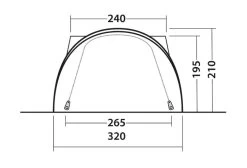 Outwell Lakecrest Drive Away Awning -Outdoor Camping Shop 111166 lakecrest drawing other5