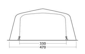 Outwell Wood Lake 7ATC Air Tent 5 Outwell Wood Lake 7ATC Air Tent - Image 3