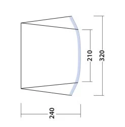 Outwell Touring Canopy Air 13 Outwell Touring Canopy Air -Outdoor Camping Shop 111253 touring canopy air drawing floorplan3