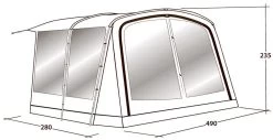 Outwell Universal Awning Size 7 -Outdoor Camping Shop 111296 universal awning size 7 drawing perspective2 1