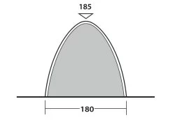 Outwell Free Standing Inner Tent L 12 Outwell Free Standing Inner Tent L -Outdoor Camping Shop 111340 free standing inner l drawing other4