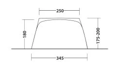 Outwell Lounge Vehicle Connector L -Outdoor Camping Shop 111356 lounge vehicle connector l drawing other5