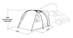 Easy Camp Shamrock Drive Away Awning 21 Easy Camp Shamrock Drive Away Awning -Outdoor Camping Shop 120398