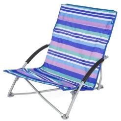 Yello Low Beach Chair Stripe Blue 7 Yello Low Beach Chair Stripe Blue -Outdoor Camping Shop 1whwmatm