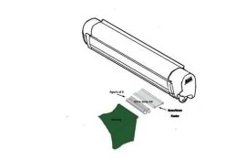 Vango Driveaway Fixing Kit For 4mm & 6mm Rails 3m Set -Outdoor Camping Shop 4and6 kit