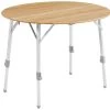 Outwell Custer Round Bamboo Table -Outdoor Camping Shop 531168