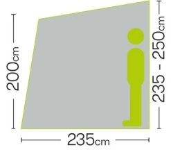 Quest Falcon 220 Poled Porch Caravan Awning -Outdoor Camping Shop a3500 6 fullsize