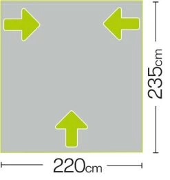 Quest Falcon 220 Poled Porch Caravan Awning -Outdoor Camping Shop a3500 7 fullsize