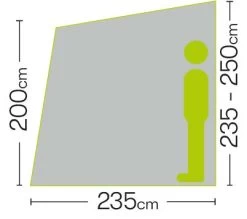 Quest Falcon Air 220 Porch Awning -Outdoor Camping Shop a3500a 6 photo