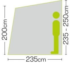 Quest Falcon Air 260 Porch Awning -Outdoor Camping Shop a3501a 6 photo