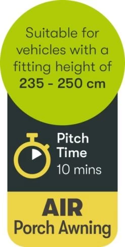 Quest Falcon Air 260 Porch Awning -Outdoor Camping Shop a3501a 9 photo 1