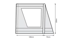 Outdoor Revolution Airedale 7.0SE / 9.0SE Front Porch Extension -Outdoor Camping Shop airedale 7se 9se front porch extension floorplan 1