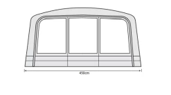 Outdoor Revolution Airedale 7.0SE / 9.0SE Front Porch Extension -Outdoor Camping Shop airedale 7se 9se front porch extension floorplan 2