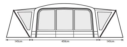 Outdoor Revolution Airedale 9.0DSE Air Tent Bundle (2023) 16 Outdoor Revolution Airedale 9.0DSE Air Tent Bundle (2023) - Image 14