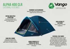 Vango Alpha 400 CLR Tent -Outdoor Camping Shop alpha 400 clr