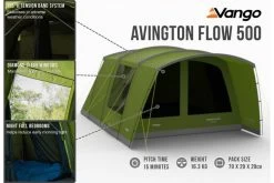 Vango Avington Flow 500 Tent -Outdoor Camping Shop avington flow 5003