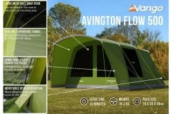 Vango Avington Flow 500 Tent -Outdoor Camping Shop avington flow 5004