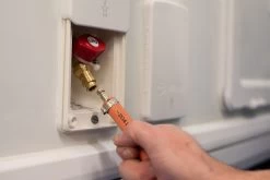 Cadac 1.5m BBQ Point & Hose Kit QR -Outdoor Camping Shop bbq point and hose kit lifestyle scaled 1