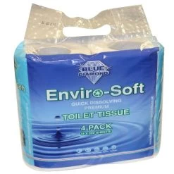 Blue Diamond Enviro-Soft Premium Toilet Tissue 4 Pack -Outdoor Camping Shop bd205 1