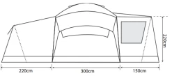 Outdoor Revolution Camp Star 1200 Air Tent Bundle (2022) -Outdoor Camping Shop campstar 1200 3