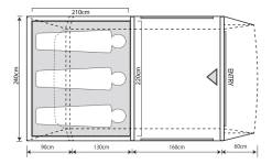 Outdoor Revolution Camp Star 350 Air Tent Bundle (2022) -Outdoor Camping Shop campstar 350 2 1