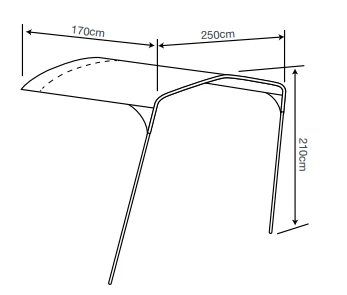 Outdoor Revolution Camp Star Sun Canopy 500XL / 600 / 1200 9 Outdoor Revolution Camp Star Sun Canopy 500XL / 600 / 1200 - Image 7