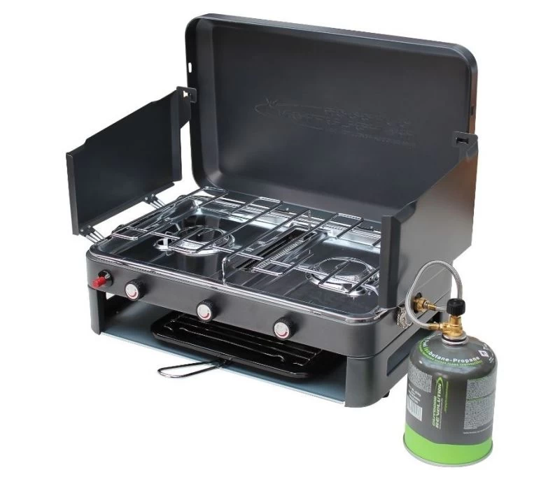 Outdoor Revolution Twin Burner Gas Stove & Grill 3 Outdoor Revolution Twin Burner Gas Stove & Grill