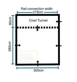 Outdoor Revolution Cayman Classic Low/Mid Drive Away Awning -Outdoor Camping Shop cayamn copy1