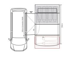 Outdoor Revolution Cayman Cacos Air SL Low Driveaway Awning -Outdoor Camping Shop cayman cacos air sl 9main 1