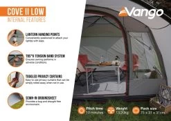Vango Cove II Low Drive Away Awning -Outdoor Camping Shop cove ii low2 1