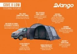 Vango Cove II Low Drive Away Awning -Outdoor Camping Shop cove ii low 1