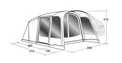 Outwell Blossburg 380 Drive Away Air Awning -Outdoor Camping Shop d78340a9 4117 472d 9e73 2c19d5465c22