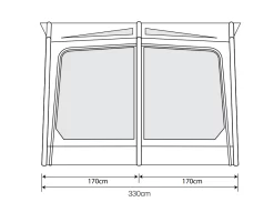 Outdoor Revolution Eclipse Pro 330 Caravan Awning 14 Outdoor Revolution Eclipse Pro 330 Caravan Awning -Outdoor Camping Shop eclipse 330 1