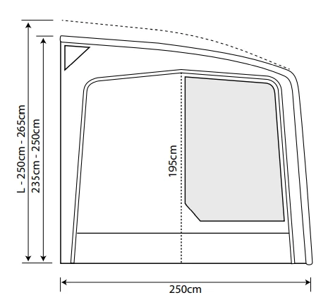Outdoor Revolution Eclipse Pro 380L Caravan/Motorhome Awning 13 Outdoor Revolution Eclipse Pro 380L Caravan/Motorhome Awning - Image 11