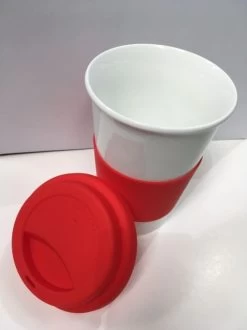 100 X Travel Mug Eco-Ceramic And Silicone -Outdoor Camping Shop eco cup 1 1 1 2