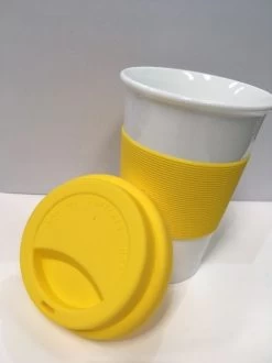 250 X Travel Mug Eco-Ceramic And Silicone -Outdoor Camping Shop eco cup 6 1 1 1 1