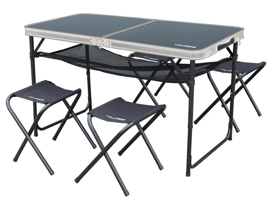 Outdoor Revolution Capri Aluminium Picnic Table And Stool Set 4 Outdoor Revolution Capri Aluminium Picnic Table And Stool Set - Image 2