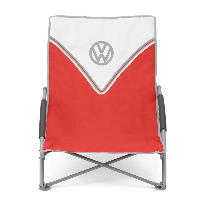 Volkswagen Red Campervan Folding Low Camping Chair 4 Volkswagen Red Campervan Folding Low Camping Chair - Image 2