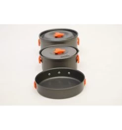 Vango Hard Anodised 4 Person Cook Kit -Outdoor Camping Shop hard anodised 2 person cook kita 1