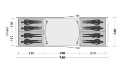 Easy Camp Huntsville 800 Twin Tent -Outdoor Camping Shop huntsville 800 3
