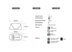 Summit 2 Person Pop Up Tent -Outdoor Camping Shop image 3