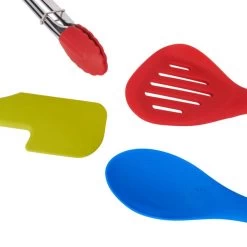 Colourworks 5 Piece Silicone Kitchen Utensils Set -Outdoor Camping Shop jpcejhdivt5ymyvc1cmc 56070