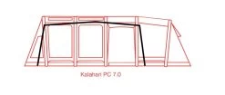 Outdoor Revolution Kalahari PC 7.0 Side Sun Wing -Outdoor Camping Shop kalahari sun wing 2 1 1