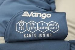 Vango Kanto Junior Ink Blue Sleeping Bag -Outdoor Camping Shop kanto junior 2 1