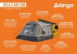 Vango Kela V Low Air Drive Away Awning -Outdoor Camping Shop kela v air low