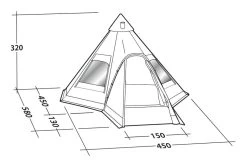 Robens Kiowa Tipi Tent -Outdoor Camping Shop kiowa tipi measurements