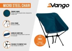 Vango Micro Steel Chair Standard -Outdoor Camping Shop micro steel infographic low res